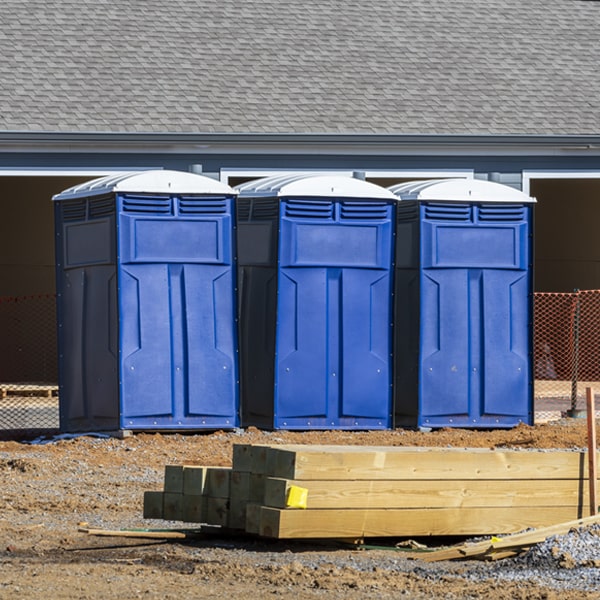 are there any additional fees associated with portable restroom delivery and pickup in Hadley